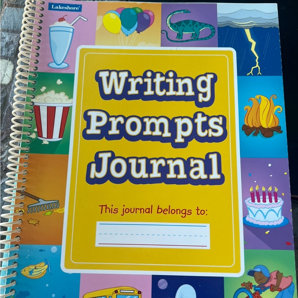 Lakeshore Writing Prompts Journal for Kids - Multicolor
